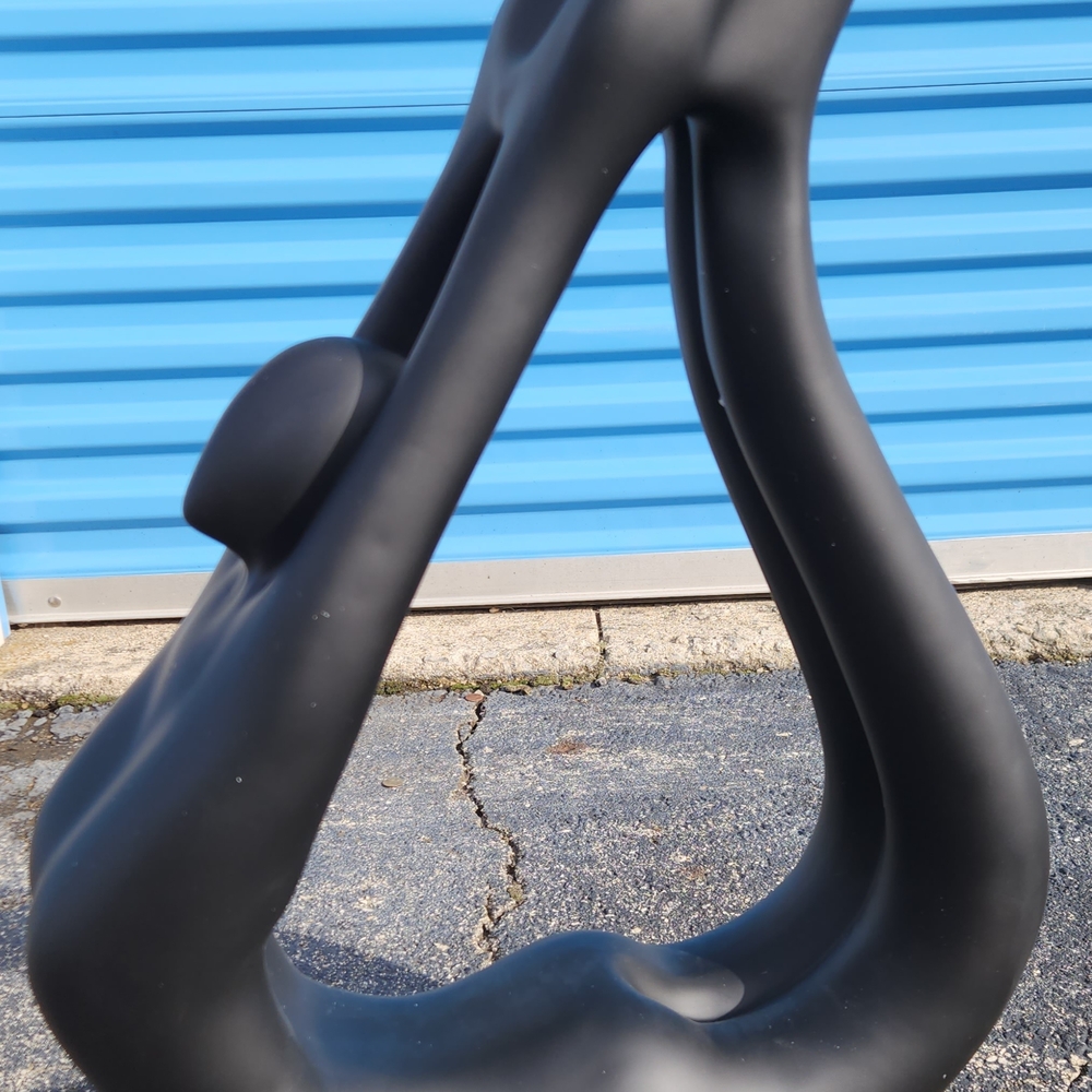 Modern Black Abstract Sculpture